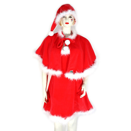 산타복(원피스특/타조털5종) 산타 원피스 여성 의상 용 크리스마스 파티 이벤트