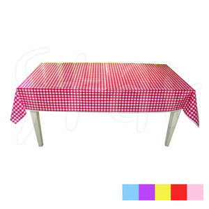 체크테이블보 210x120cm 1매입 테이블 커버 파티 도트 식탁 보 소품 생일