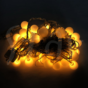 LED50P구슬투명선(겸용) 웜 백색 칼라 파티 구슬 조명 엘이디 이벤트 크리스마스 트리 장식