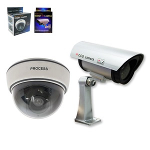 대신 무인 카메라 방범용 모형 감시 카메라 CCTV 도난 방지 촬영 경고 스티커