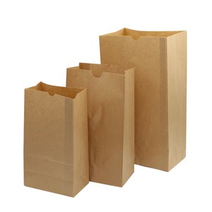 크라프트 종이 포장 봉투 100매 (빵봉투) 크라프트지 선물 포장지