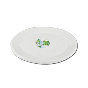 해동 다회용 타원접시 3호 5p 34.5x24cm 다용도 접시 그릇 식기 배달 용기