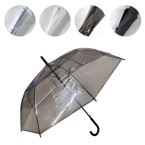 맑은하루 비닐우산 투명 백색 반투명 검정투명 블랙 장마 비 장우산 비닐