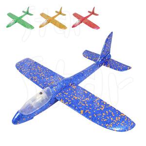 LED 모형 비행기 에어글라이더 (폼 에어플레인) 스티로폼 장난감 완구