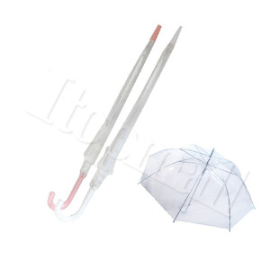 일경 투명 비닐 우산 장우산 우산 장마 비