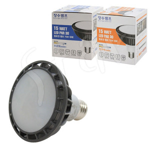 장수 PAR 집중형 램프 15W 주광색 전구색 램프 조명 등 확산형