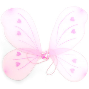 쉬폰나비날개 (핑크 화이트 선택) 쉬폰 날개 핑크 요정 나비 소품 아동 윙 이벤트 파티 용 색 칼라 색상